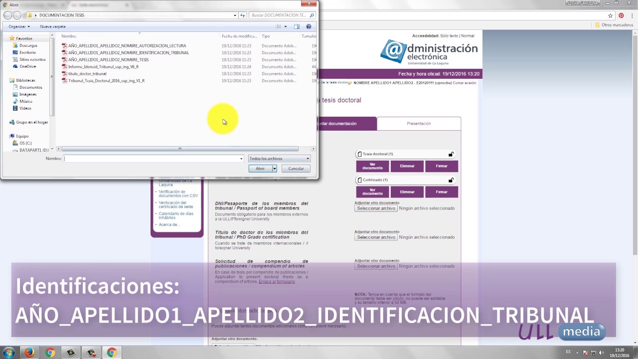 universidad de la laguna derecho Depósito de Tesis