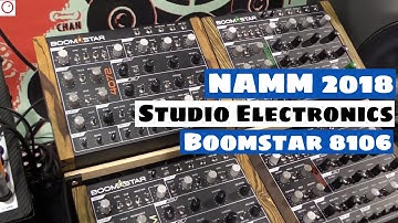 NAMM 2018: Studio Electronics Boomstar 8106 Synthesizer (Jupiter/Juno Filter)