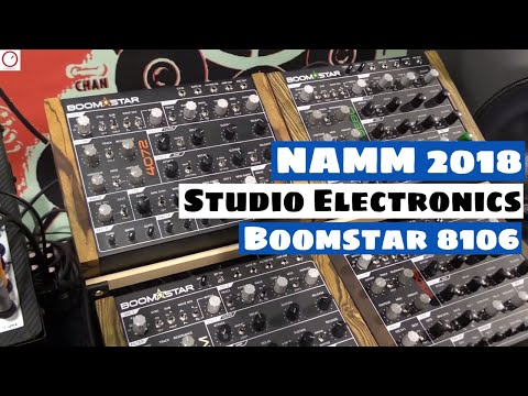 NAMM 2018: Studio Electronics Boomstar 8106 Synthesizer (Jupiter/Juno Filter)