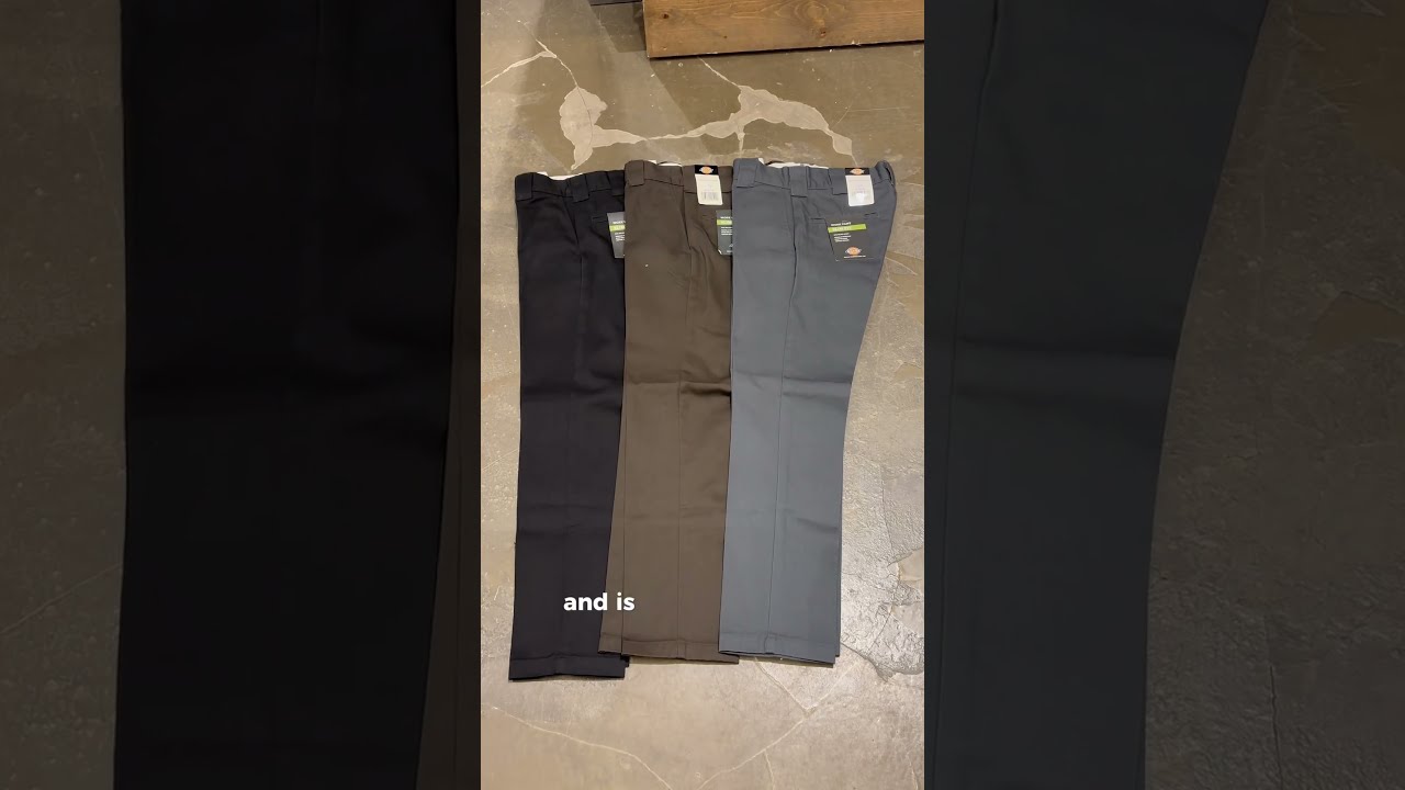 Dickies 872 Slim Fit Workpant Skateboarding Pants Vintage Jeans Fashion Denim