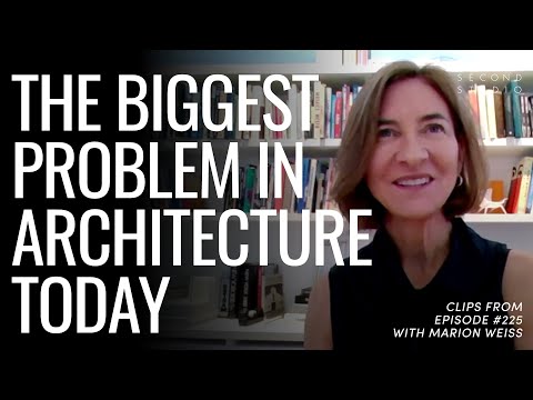 The biggest problem in architecture today is...