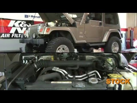 Installation: K&N Air Intake System 1997-2006 Jeep JK and TJ - 5715141 -  YouTube