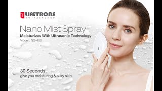 [ Introduction] Lifetrons Nano Mist Spray Moisturizes with Ultrasonic Technology (NS-400)