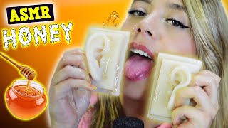  Asmr Honey Ear Eating And Intense Honey Mouth Sounds Ear Licking 