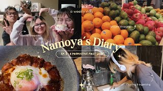 Namoya’s Diary [ ep. 2 ] : 🫧a productive first week🫧| grocery shopping, cleaning, cooking and more!