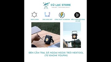 [Nextool] Đèn sạc di động, đèn tích điện cắm trại, dã ngoại ngoài trời chống nước kèm pin dự phòng