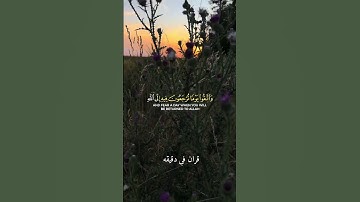 قران كريم ارح قلبك وسمعك #قران_في_دقيقة محمد صديق المنشاوي #quran #قرآن @قران_في_دقيقه