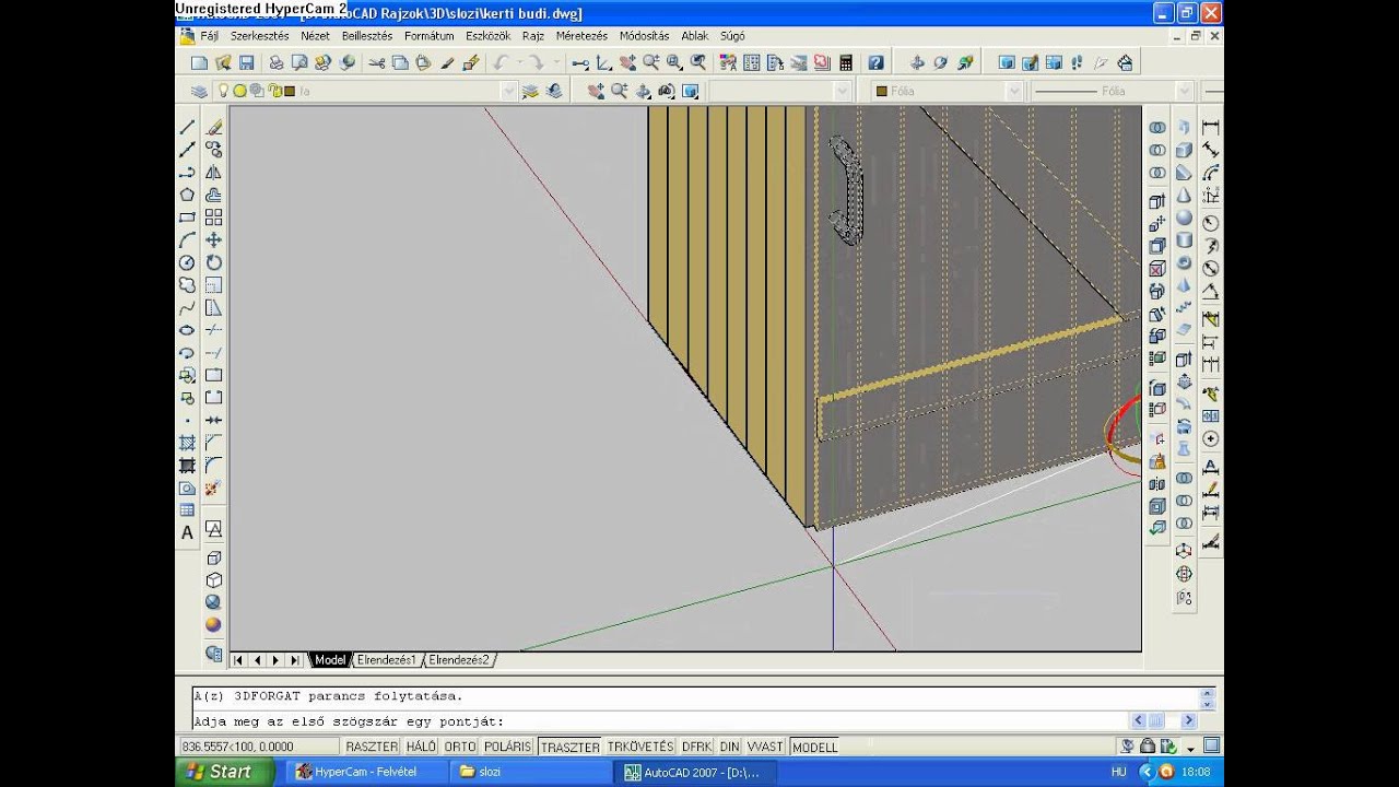 Autocad 2007 3d pottyantós wc youtube