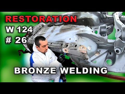 Restoration Mercedes-Benz w124 (#26) BRONZE WELDING