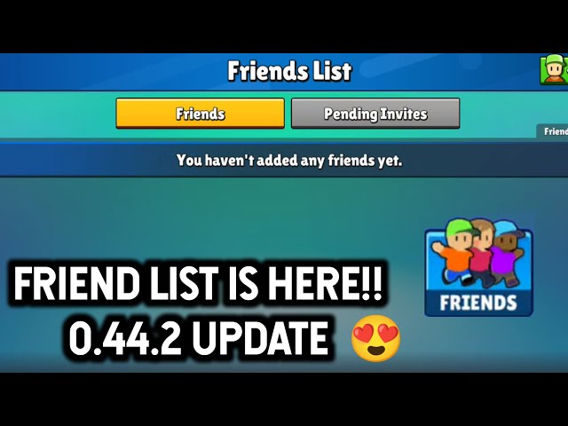 Stumble Guys on X: How are you enjoying the first version friends lists so  far? We plan to expand on this what would like to see next round for  friends list? #StumbleFriends #