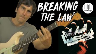 Judas Priest - Breaking the Law - Guitar Lesson - EASY chords