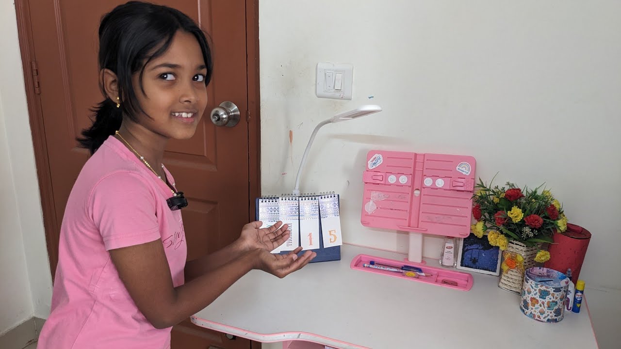 Cleaning My Study Table