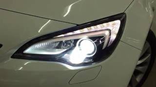 Тюнинг фар AFL на Opel Astra J GTC Тюнинг фар AFL на Opel Astra J GTC
