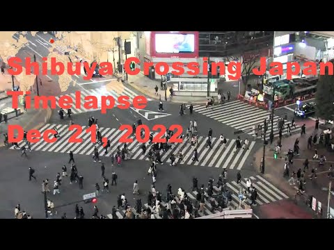 Shibuya Crossing - Tokyo, Japan Timelapse