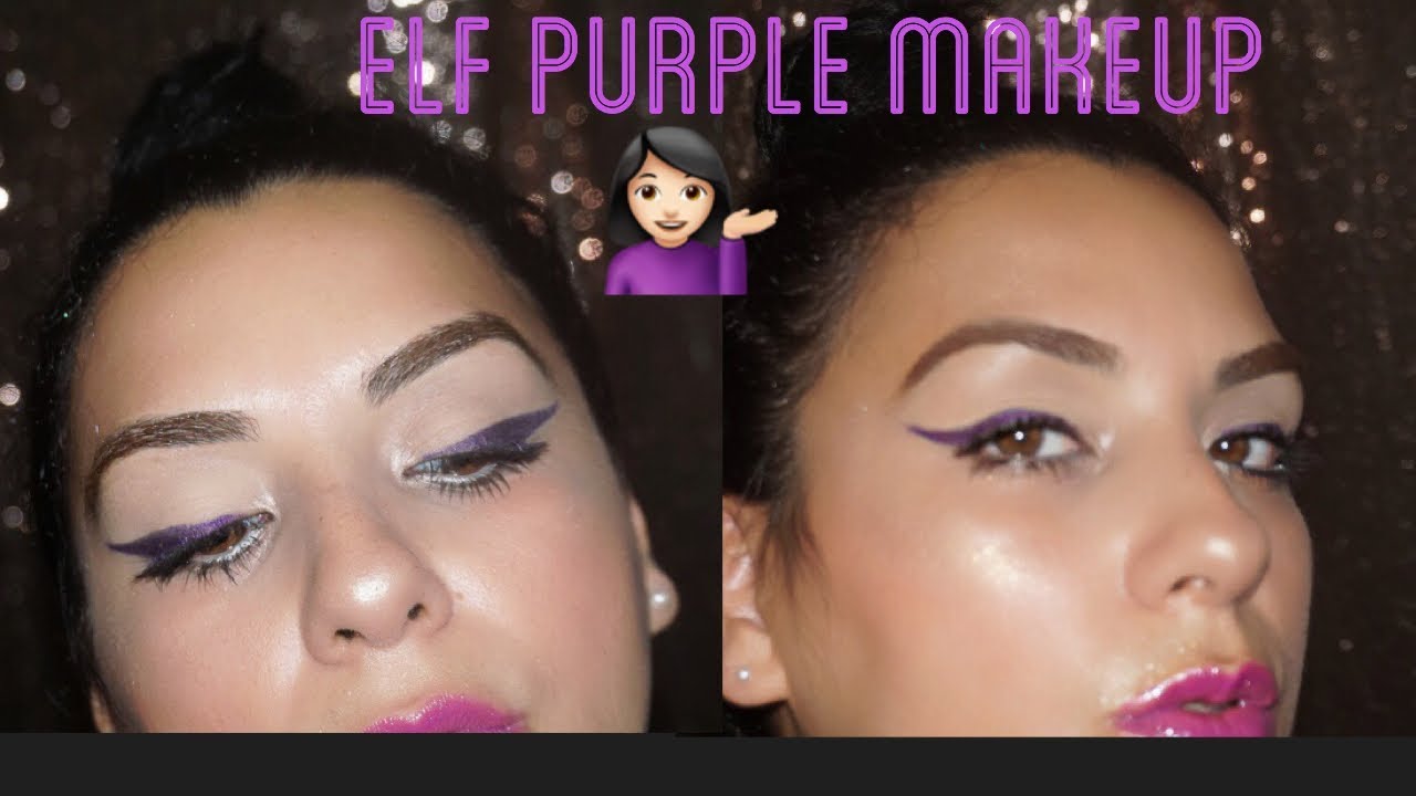 ELF Purple Makeup Tutorial | Canvas Beauty - YouTube