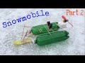 Homemade Snow Boat -Snowmobile