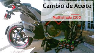 Cambio de Aceite Multistrada 1200, Oil Change Ducati