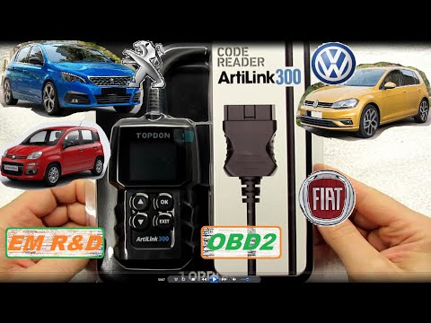 PALMARE OBD2 TOPDON 300 come resettare gli allarmi della propria auto - How to reset alarm your car