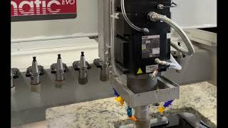 SYSMATIC EVO AUTO– CNC sink cut out machine with automatic tool change