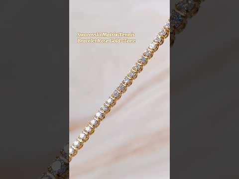 Swarovski Matrix Tennis Bracelet Rose Gold-Tone 💎🌟
