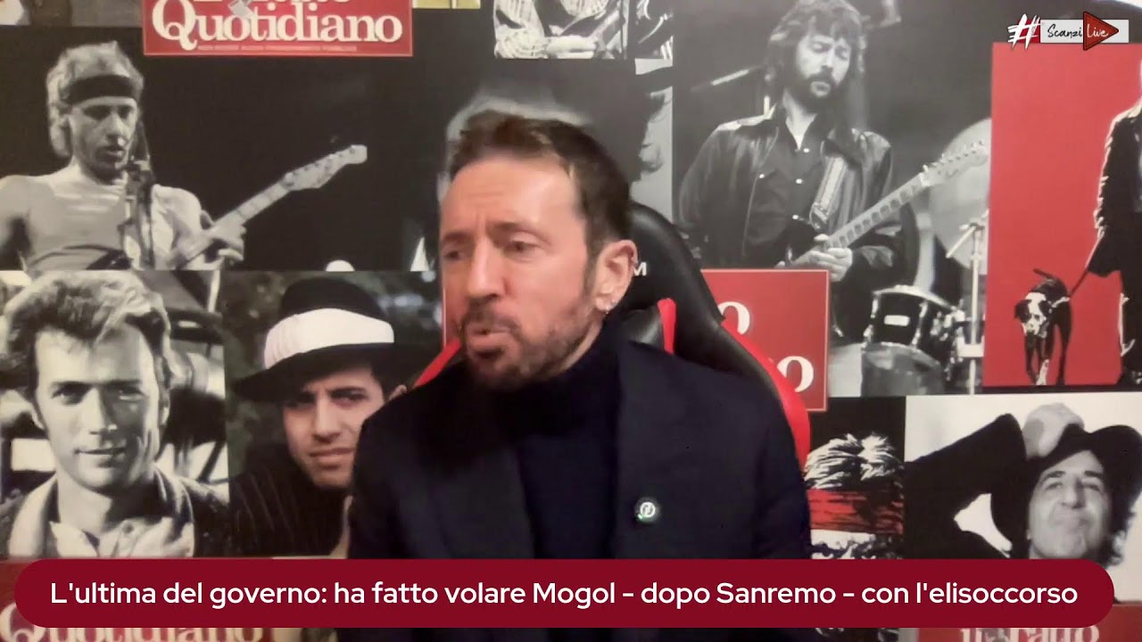 L'ultima del governo: ha fatto volare Mogol - dopo Sanremo - con l'elisoccorso