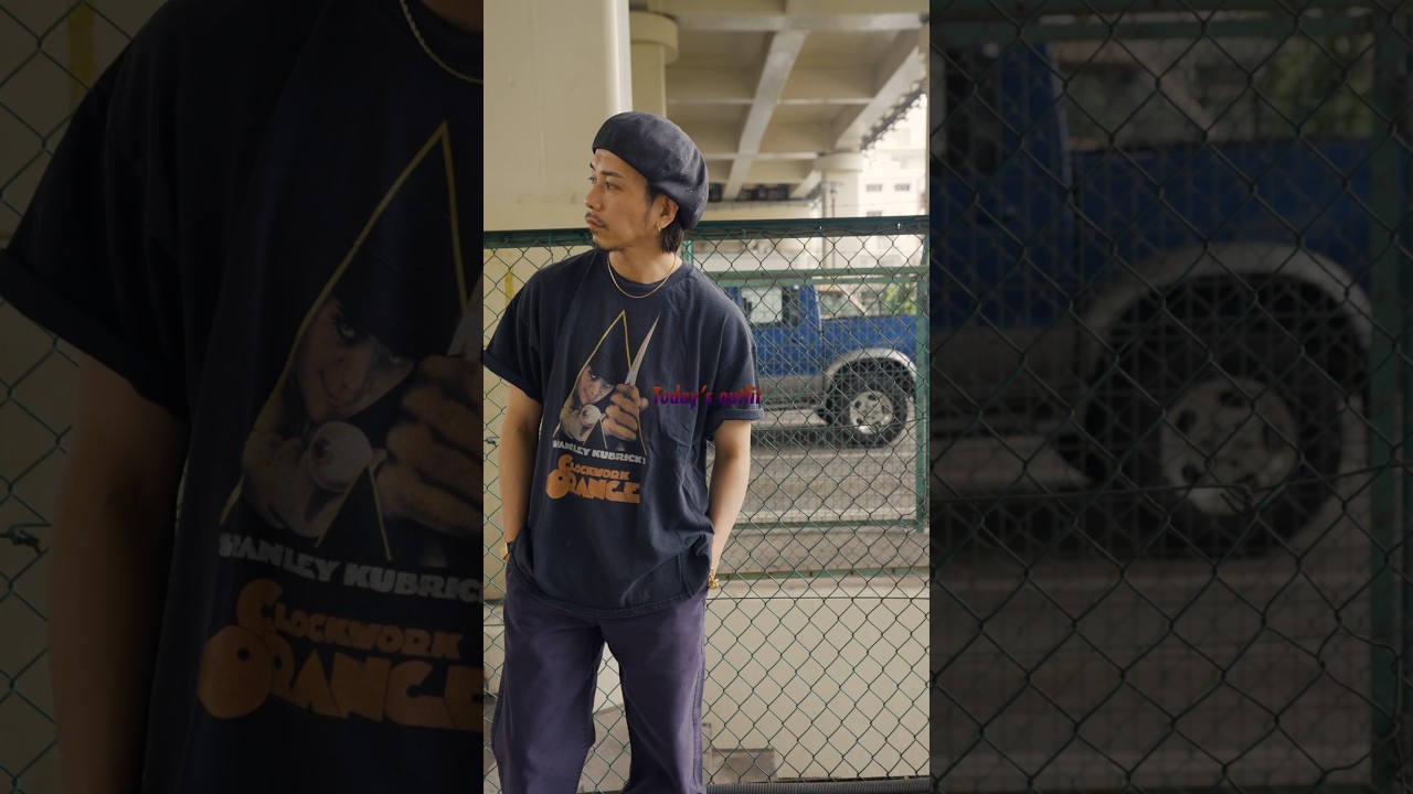 古着Tシャツでコーデ🕰️🍊