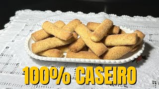 RECEITA DE PALITO/BISCOITO COM CANELA E LIMÃO