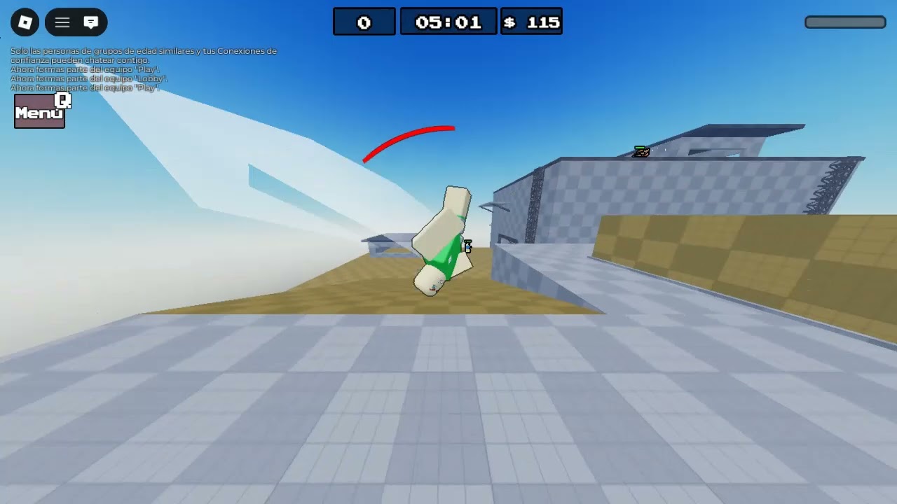 Jugando  terreno de armas FFA