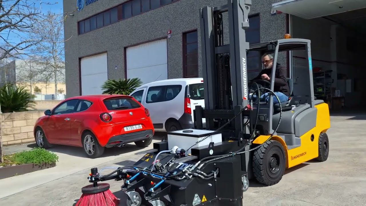 Barredora industrial TDI para carretilla elevadora (v.extendida)