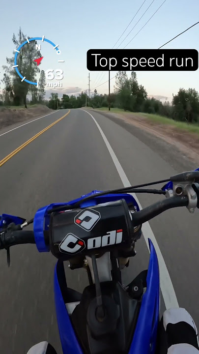 2023 yz 125x top speed run #yz125x #topspeed #2stroke