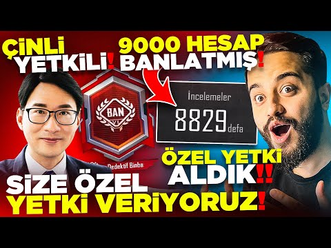 9000 HESAP BANLATMIŞ ÖZEL HESABA GİRDİK! HESAP BANLATIP BAN YETKİSİ ALDIK! PUBG Mobile