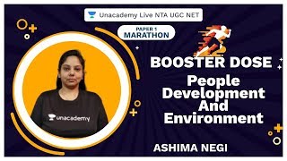 Booster Dose | Paper 1 | People Development & Environment| NTA UGC NET 2020 |Ashima Negi | Unacademy