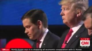 Trump Didn't Bow His Head At Moment Of Silence For Nancy Reagan