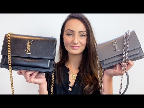 My First Designer Bag Purchase  YSL Saint Laurent Sunset Chain Wallet Mini  Bag Review 