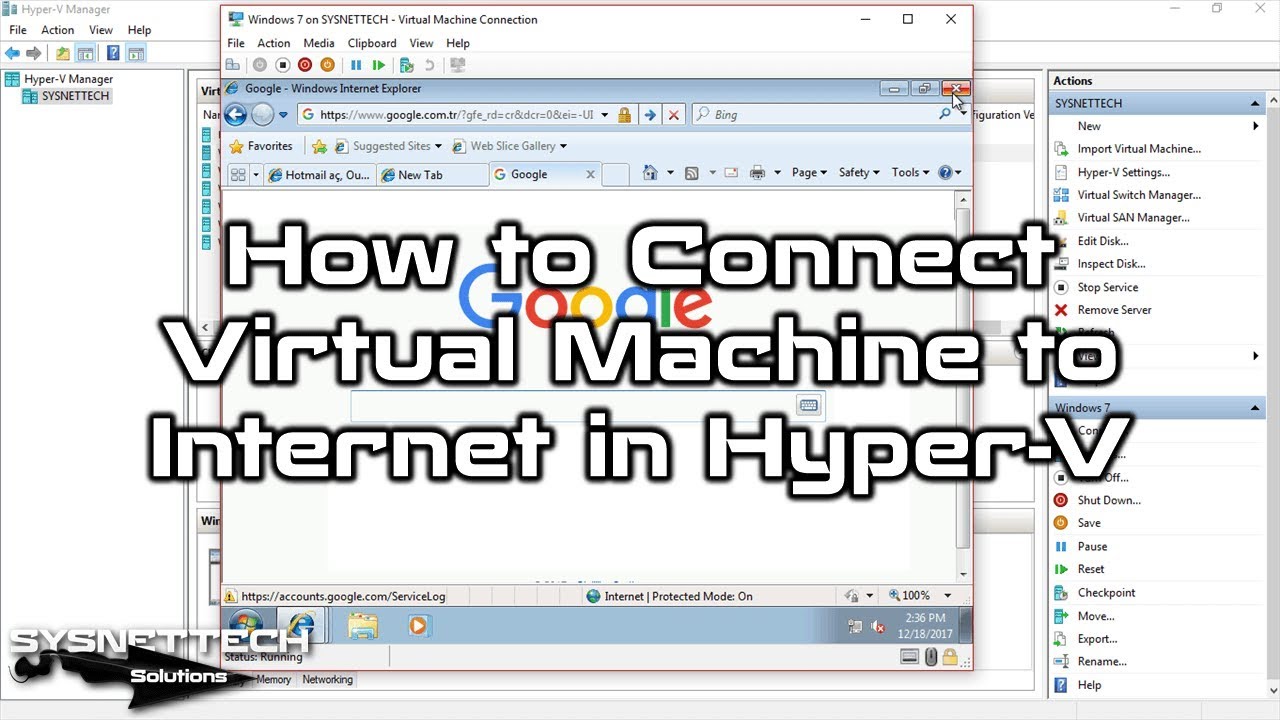 Update How to Connect Virtual Machine to Internet in Hyper-V on Windows 10 | SYSNETTECH Solutions