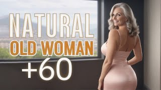 Natural Older Woman Over 50 Attractively Dressed Classy🔥Natural Older Ladies Over 60🔥Fashion Tips115