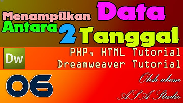 Dreamweaver Tutorial [Menampilkan Data Antara 2 Tanggal] (06) Menambahkan Fungsi GET