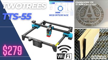 TwoTrees TTS-55: Budget-friendly 5W laser engraver with WiFi support, Pros, and Cons