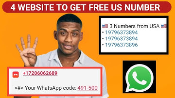 4 Website To Get Free USA Number 🇺🇲 For WhatsApp verification 2025/Get USA Phone Number