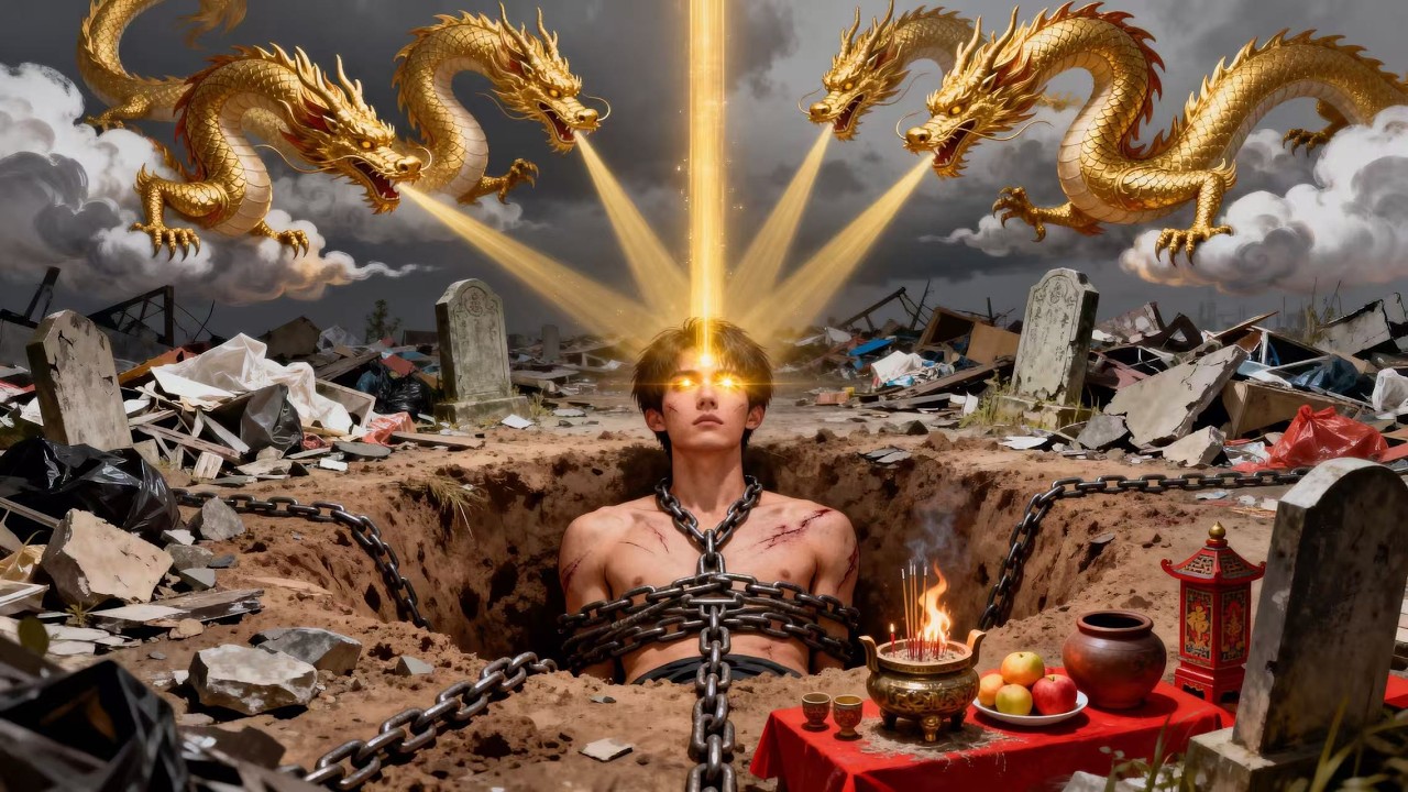 垃圾場等死的乞丐突然被神秘力量召喚，記憶覺醒，真實身份竟是鎮壓諸天的天君！#短劇 #drama #爽文 #movie #觉醒