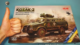 НОВИНКА Бронемашина класу MRAP КОЗАК-2 | Збірна модель від ICM в 1/35 масштабі