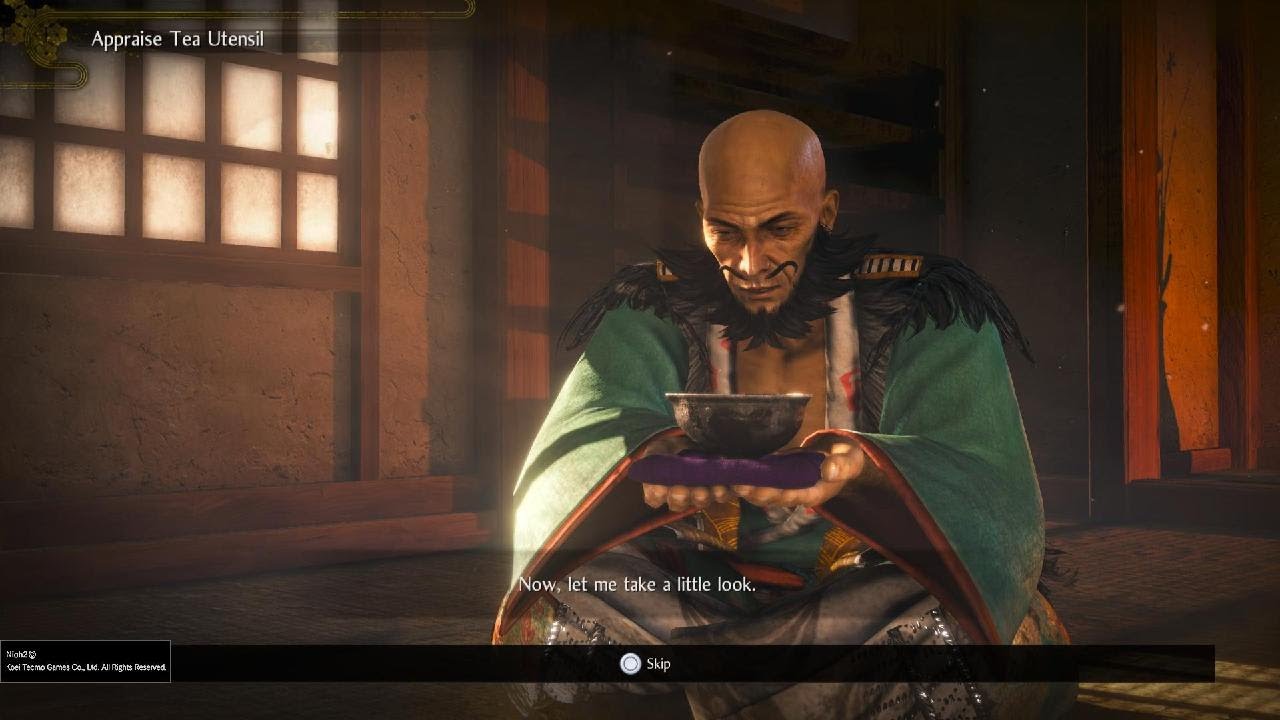 Nioh 2 Remastered Appraising 58 Tea Utensils YouTube