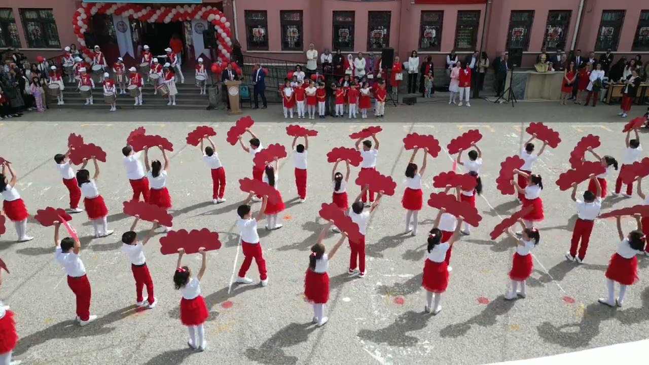 23 Nisan Bayrak gösterisi.