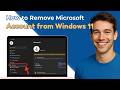 How To Remove Microsoft Account From Windows 11 (2026 Guide)