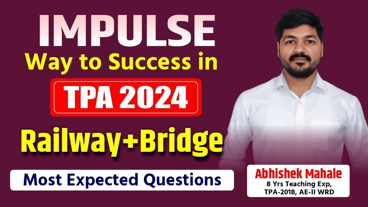 ΤΡΑ 2024 | Railway + BridgeMost Expected Questions By Abhishek Mahale