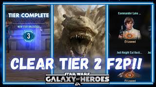 How to Clear Tier 2 of the Krayt Dragon F2P!
