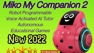 Miko Robot : Miko® My Companion 2: Playful Voice Activated Tutor | Autonomous