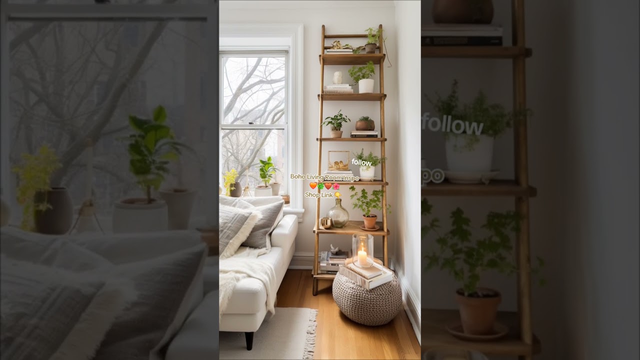 Earthy boho living room ideas & trends 2024 