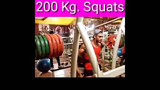 How To Squats 200 Kg| DeadLift 200 Kg| Back workout | Workout at Gym | Legs Workout| Glutes exercise