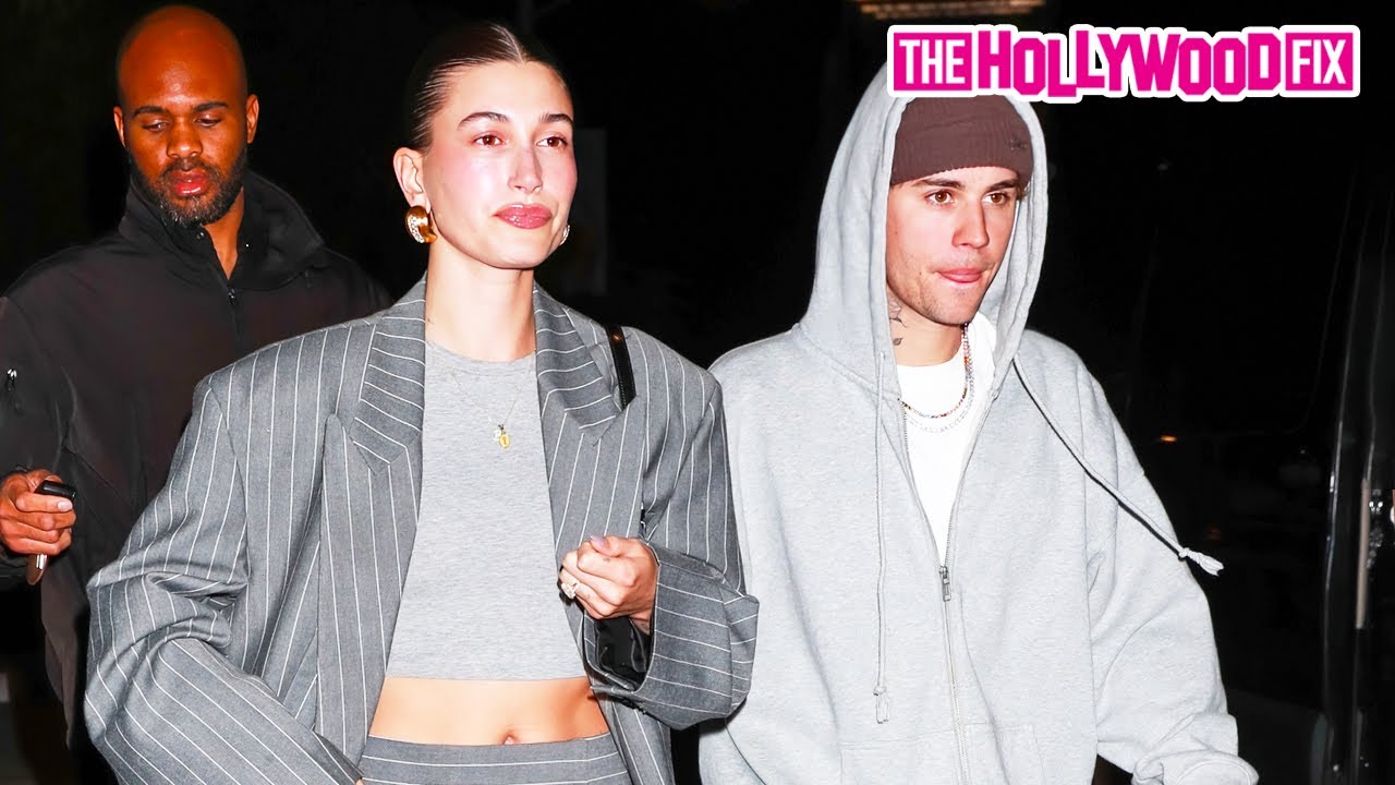 Justin & Hailey Bieber Are Asked About Having Kids In 2023 While Leaving Date Night At Birds Club